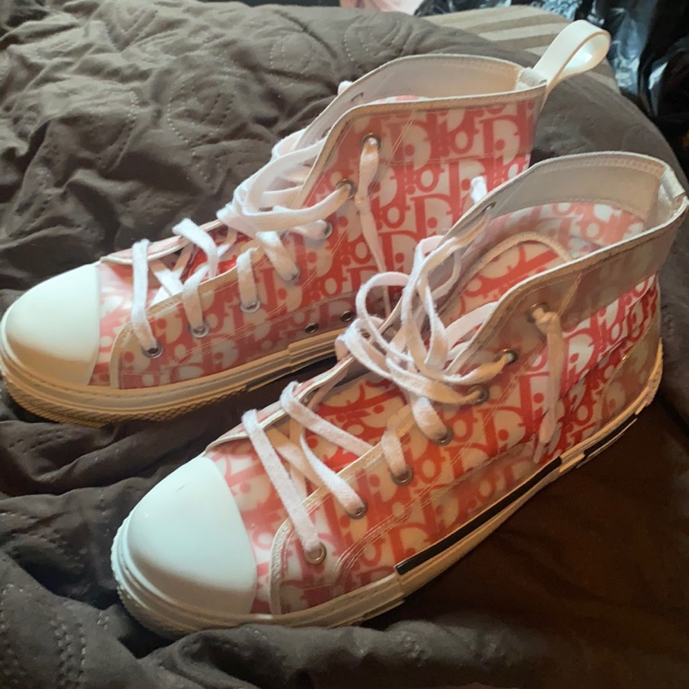 Red and white Dior shoes size 9 - Picture 1 of 1